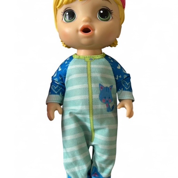 Baby Alive Dolls with Colorful Outfits and Accessories - New Diapers - Picture 3 of 4